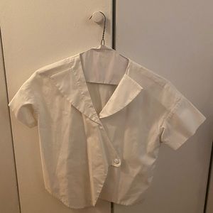 Opening Ceremony asymmetrical button down shirt